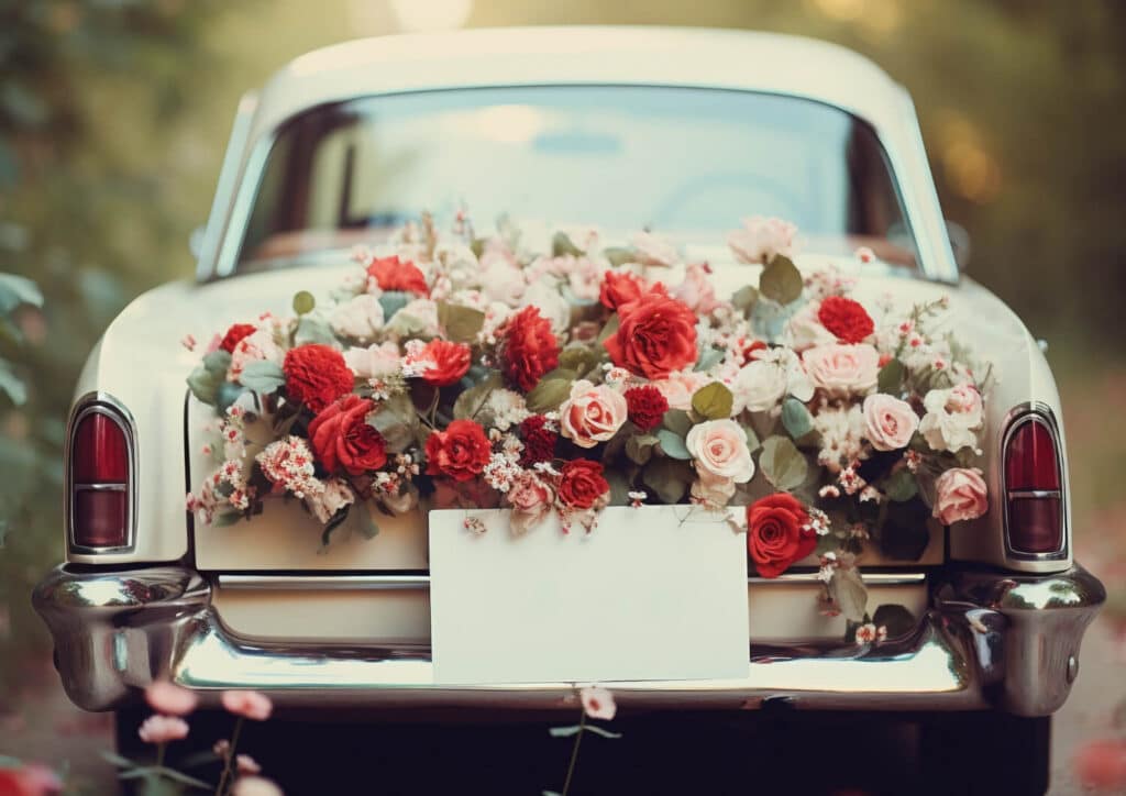 Comment choisir la meilleure décoration de voiture pour votre mariage 
